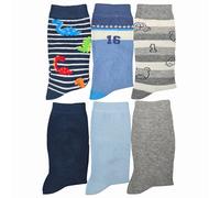LEON D'ORO Chaussettes pour bébé chaud en coton 6 paires de crevettes bébé 0/6 mois 6/12 mois 12/18 mois Made in Italy, ASS 2 6 paires, 6-12 mois