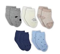 LEON D'ORO Chaussettes pour nouveau-né, chaussettes, cadeaux pour enfants, premiers mois, taille unique, fabriqué en Italie (FR/ES, Âge, Taille unique, ASS1-M)