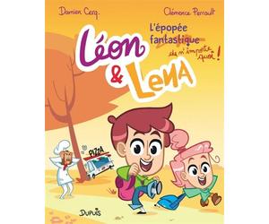 Léon et Lena - Tome 3 - L'épopée fantastique - Damien Cerq - Dupuis - broché - Bande dessinée jeunesse