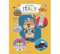 Leon Explores Italy: 21 Landmark Mazes & Fascinating Fun Facts for Kids: An Interactive Adventure Through Italian Art, History, and Culture for Children Ages 6-10