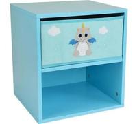 Fun House – Chevet LEON LE DRAGON pour enfant avec tiroir ± 36 x 33 x 30 cm