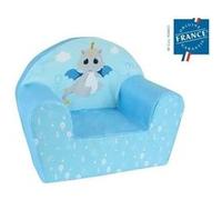 LEON LE DRAGON Fauteuil club enfant Bleu G
