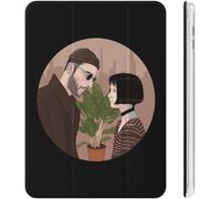 Leon Leon Matilda Movie Ipad Case 2020 Antichoc Veille/Réveil Automatique Ipad 10.2in Réglage De L'angle Mignon Transparent Personnage Housse De Protection