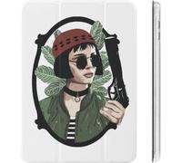 Leon Leon Matilda Movie Ipad Case 2020 Antichoc Veille/Réveil Automatique Ipad 10.2in Réglage De L'angle Mignon Transparent Personnage Housse De Protection