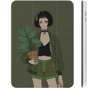 Leon Leon Matilda Movie Ipad Case 2020 Antichoc Veille/Réveil Automatique Ipad 10.2in Réglage De L'angle Mignon Transparent Personnage Housse De Protection