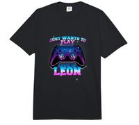 Leon - Level UP avec Controller: Veut Juste Jouer Comfort Colors Adult Heavyweight T-Shirt
