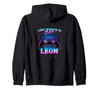 Leon - Level UP avec Controller: Veut Juste Jouer Sweat à Capuche