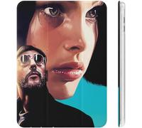 Leon Matilda Leon Movie Ipad Case 2020 Matériau Tpu Résistant Aux Chocs Réglage Automatique De L'angle De Veille/Réveil Mignon Transparent Housse De Protection 10.2in