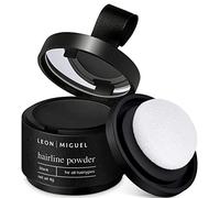 Leon Miguel HAIR LINE POWDER - Correttore/approccio Puder | per capelli e capelli su crescita attraverso Shadow Make Up | impermeabile (BLACK)
