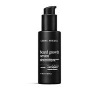 LEON MIGUEL Sérum à barbe pour homme avec 5 % de biotine, romarin et ginseng - Soin de barbe pour une barbe dense et pleine - 50 ml