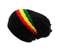 Léon montane Bonnet Rasta Noir Rouge Jaune et Vert Keep - Taille: Taille Unique - Couleur: Noir - Mixte