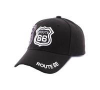 -Léon montane-Casquette Route 66 Noire Biker - Noir