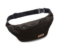 Leon Sac Banane 100% Coton, Belly Belt Moon Bag Bumbag Boho Hippie Tribal pour Homme et Femme, Gt Kord Marron Foncé, Taille Unique, à Bandoulière