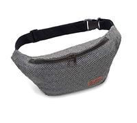 Leon Sac Banane 100% Coton, Belly Belt Moon Bag Bumbag Boho Hippie Tribal pour Homme et Femme, Labyrinthe Gt, Taille Unique, à Bandoulière