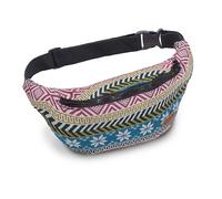 Leon Sac banane, sac banane, 100 % coton, sac banane Belly Belt Moon Bag Bumbag Boho Hippie Tribal pour homme et femme, Gt_boho_006, Taille unique, Sac banane à bandoulière