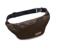 Leon Sac banane, sac banane, 100 % coton, sac banane Belly Belt Moon Bag Bumbag Boho Hippie Tribal pour homme et femme, Gt Kord marron, Taille unique, Sac banane à bandoulière