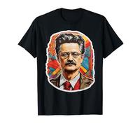Léon Trotsky Costume et cravate Portrait coloré - Communiste T-Shirt
