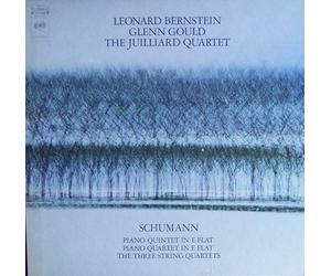 Leonard Bernstein / Glenn Gould / The Juilliard Quartett - Schumann: Klavierquintett und -quartett Es-dur & die 3 Streichquartette [Vinyl Schallplatte] [3 LP Box-Set]
