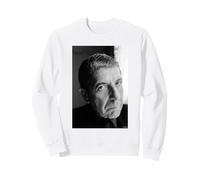 Leonard Cohen Hallelujah Songwriter Portrait par AJ Barratt Sweatshirt