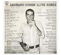 Leonard Cohen Live Songs Vinyle