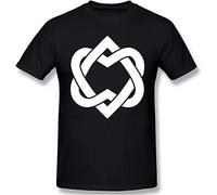 Leonard Cohen Logo Man T Shirts Short Sleeves Round Neck Tees Summer Tops Black Manches Courtes(XX-Large)