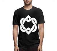 Leonard Cohen Logo Mens T Shirts Short Sleeves Crew Neck Tees Summer Casual Tops Manches Courtes(XX-Large)