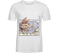 Leonard Cohen New Skin for The Old Ceremony 80s Men Crew Neck Art T Shirts Manches Courtes(Small)