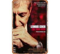 Leonard Cohen Poster en métal avec inscription « Im Your Man » (2005) 20,3 x 30,5 cm