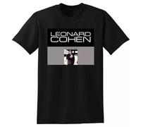 Leonard Cohen T Shirt im Your Man Vinyl CD Cover Black XL