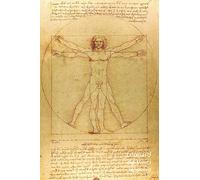 Léonard de Vinci Carnet: l’Homme de Vitruve | Parfait pour Prendre des Notes | Beau Journal | Idéal pour l'École, Études, Recettes ou Mots de Passe