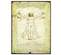 Leonard de Vinci : L'homme de Vitruve - Puzzle 1000 pièces