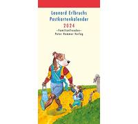 Leonard Erlbruchs Calendrier des cartes postales 2024 : Famille Joyeux