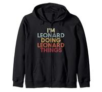 Leonard Name Leonard Personalized Name First Given Sweat à Capuche