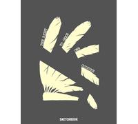 Leonard Peltier Sketchbook: Blank Pages, 110 pages, White paper, Sketch, Doodle and Draw