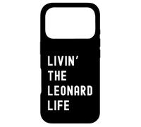 Leonard Vivant la Vie de Leonard Nom Amusant Coque pour iPhone 17 Pro