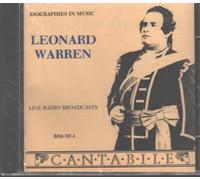 Leonard Warren: Live Radio Broadcasts by Leonard Warren (1992-12-21?
