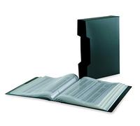 Leonardi Classeur 80 pochettes avec boîte Noir