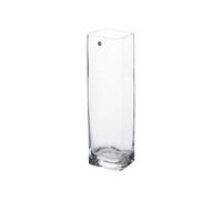LEONARDO 014328 Lucca Vase, verre, carré, 40 x 11, 9,5 cm, transparent