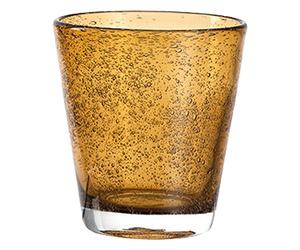 Leonardo 034762 Burano Gobelet/verre/verre à eau/jus de fruits Ambra/marron/orange 230 ml