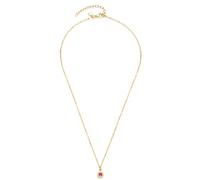 Leonardo 32023827 Collier pour femme en acier inoxydable et pierre de verre, 42 cm, Acier inoxydable, Pas de gemme