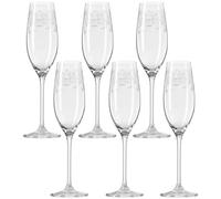 Leonardo 35302 Château Set de 6 Flutes Champagne