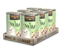 LEONARDO au Gibier + Filet Extra | (6 x 400g) au Gibier + Filet de Poulet Extra | Nourriture Humide en boîte avec Extra Filet | sans céréales et avec Une teneur en Via