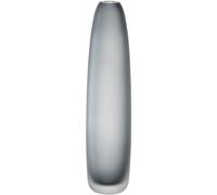 Leonardo Bellagio 036452 Vase à Fleurs, Haut et étroit, en Verre de qualité supérieure, Fait Main, Anthracite, Hauteur 35 cm, diamètre 8 cm