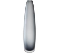 Leonardo Bellagio 036453 Vase de Sol, Haut et Fin, en Verre de qualité supérieure, Fait Main, Anthracite, Hauteur 46 cm, diamètre 10 cm