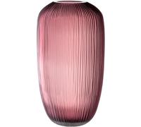 Leonardo Bellagio 036455 Vase de Sol, coloré, en Verre avec Relief extérieur, Fait Main, Hauteur 52 cm, diamètre 27 cm, Baie