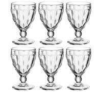 Leonardo Brindisi 021593 Lot de 6 verres à vin blanc, verres à vin blanc, verres à vin à facettes, passent au lave-vaisselle, 240 ml