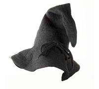 LEONARDO CARBONE® Chapeau de sorcier médiéval Merlin unisexe - Costume de magicien - Vêtement médiéval - Costume d'Halloween pour femme - Chapeau de magicien pour homme - LARP - Carnaval - Cosplay -