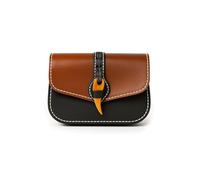 LEONARDO CARBONE Sac banane unisexe Viking Adalar | Fermeture en bois | Passants de ceinture | Carnaval, Halloween, cosplay, LARP, sac de ceinture, sac | Cuir