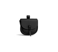 LEONARDO CARBONE Sac unisexe Tilo | Fermeture en cuir robuste | Passant de ceinture jusqu'à 6 cm | Carnaval, Halloween, cosplay, LARP, sac de ceinture, sac, médiéval | 100 % cuir, Noir , Taille unique