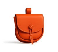 LEONARDO CARBONE® Tilo Sac unisexe | Fermeture en cuir robuste | Passant de ceinture jusqu'à 6 cm | Carnaval, Halloween, cosplay, LARP, sac de ceinture, sac, médiéval | 100 % cuir, cognac, Taille